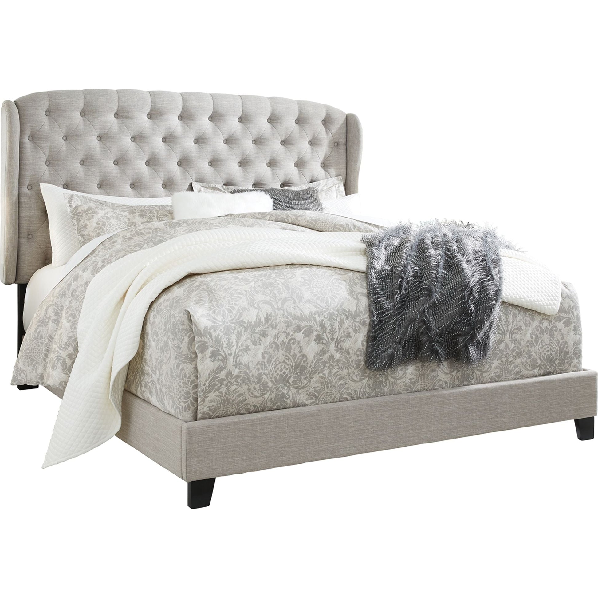 Jerary King Bed - Gray