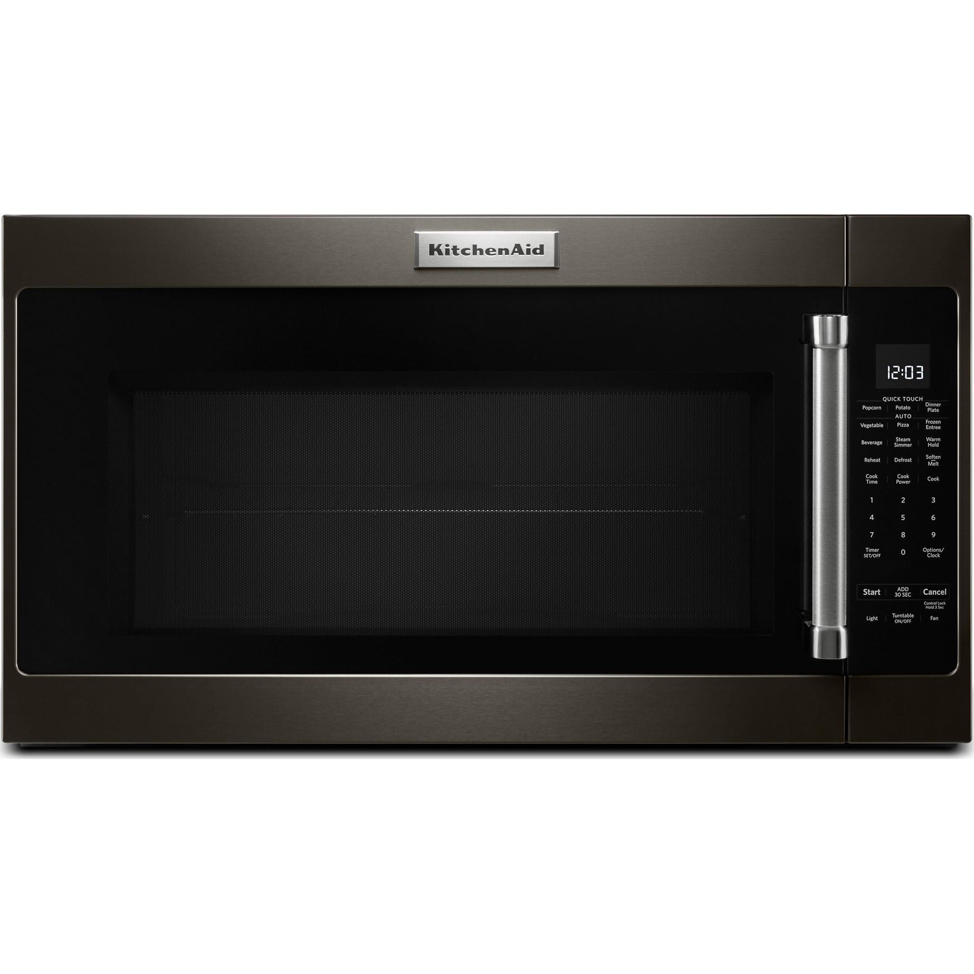 KitchenAid 2.0 Cu. Ft. Over The Range Microwave (YKMHS120EBS) - Black Stainless