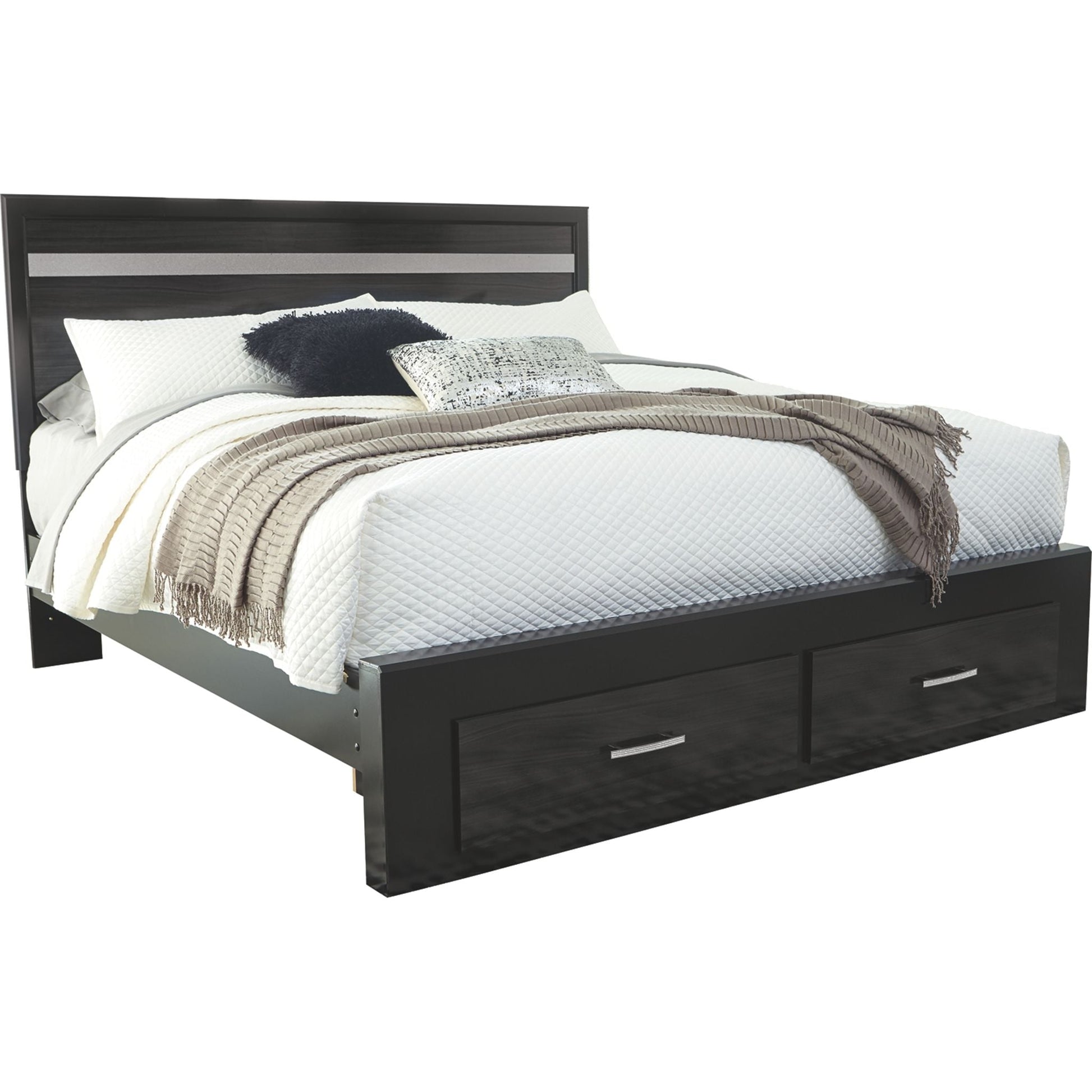 Drake 4 Piece Bed with Storage