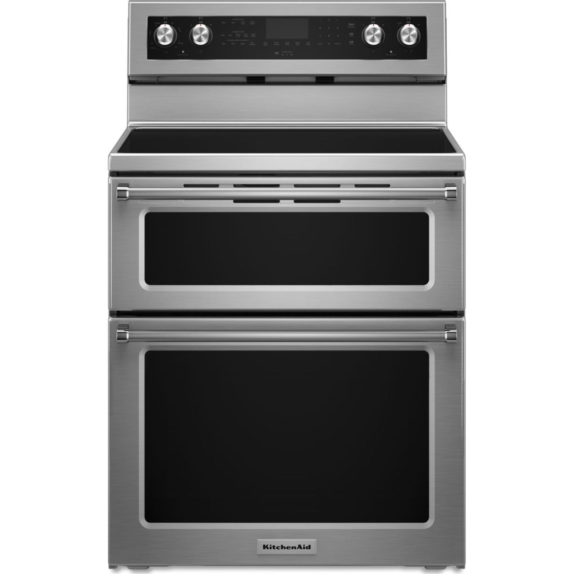 KitchenAid Dual Oven Range (YKFED500ESS) - Stainless Steel