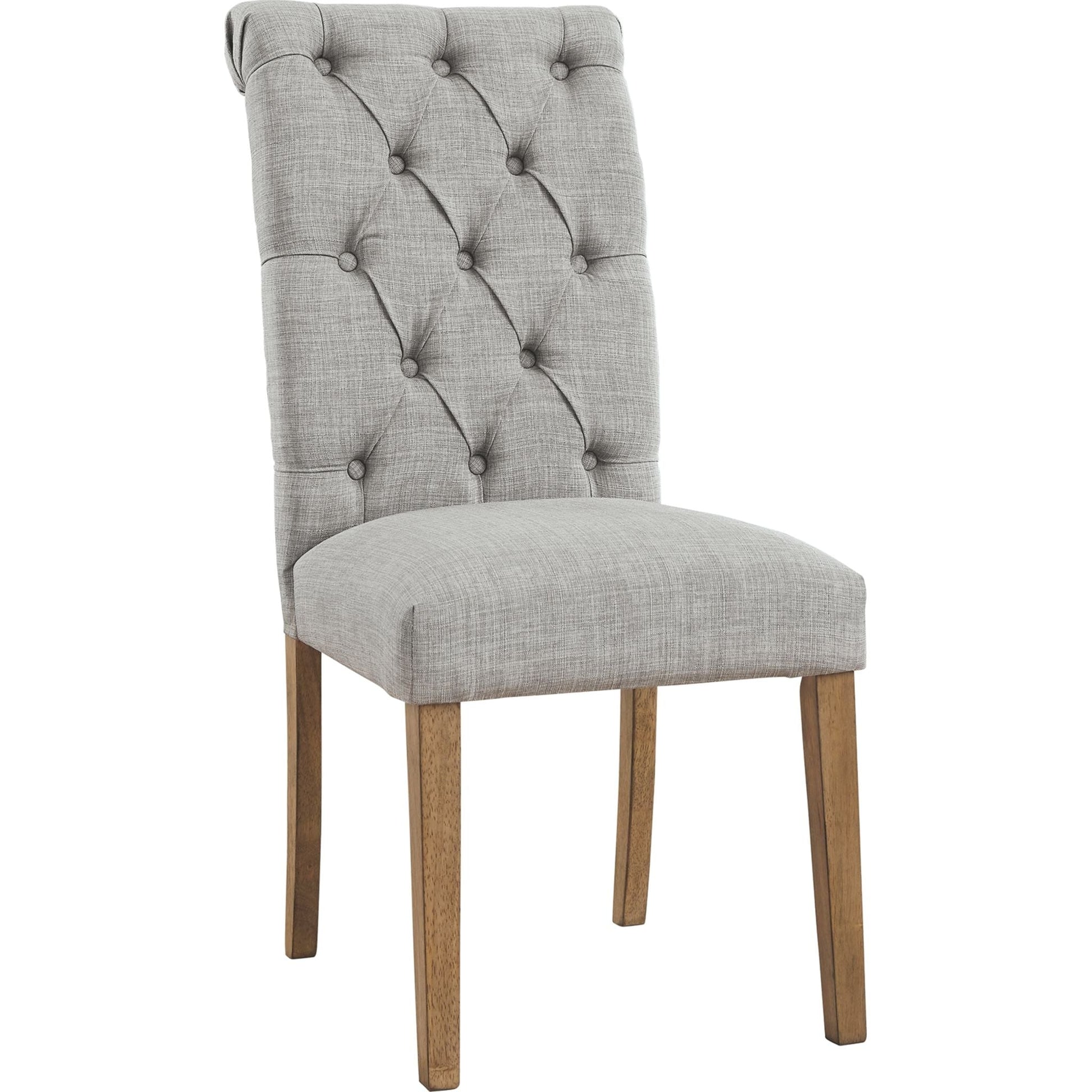 Harvina Upholstered Side Chair - Light Gray - (D324-02)