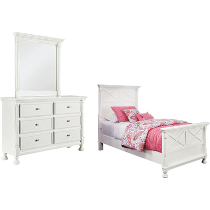 Kaslyn 5 Piece Bedroom - White