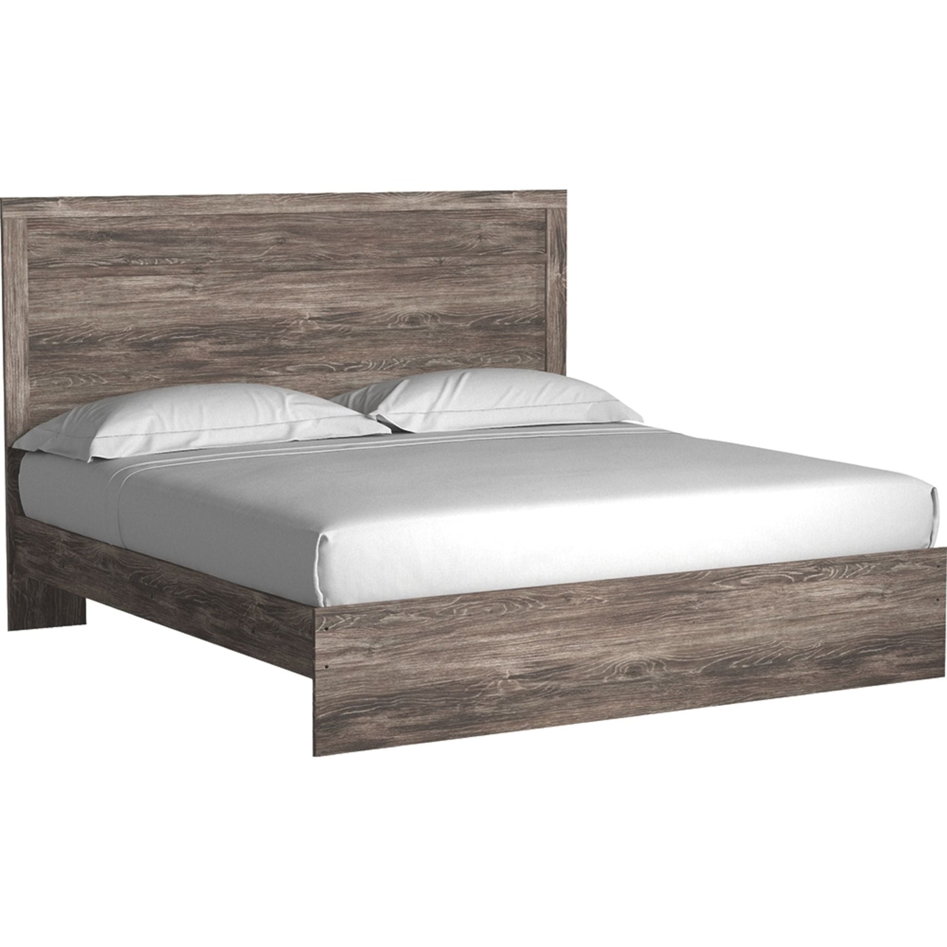 Ralinksi 3 Piece King Panel Bed - Gray
