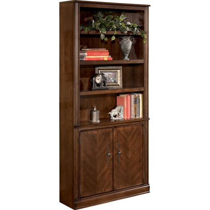 Hamlyn Large Door Bookcase - Medium Brown
