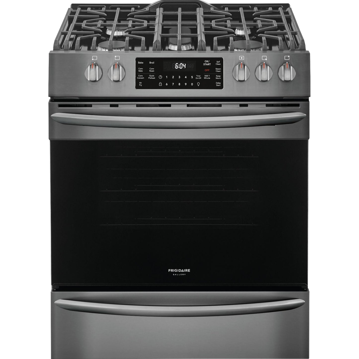Frigidaire Gallery Gas Range (FGGH3047VD) - Black Stainless
