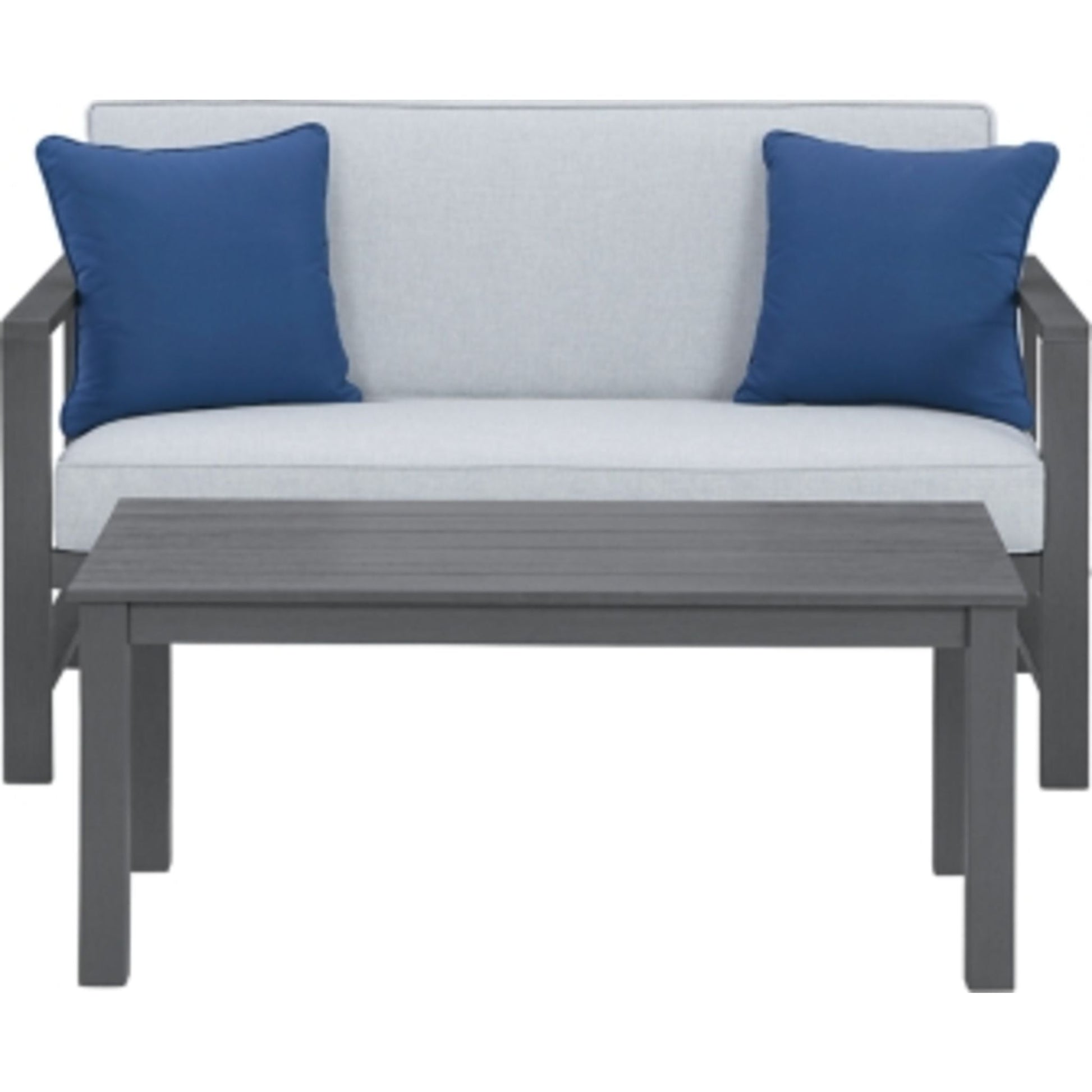 Outdoor Fynnegan Loveseat Gray