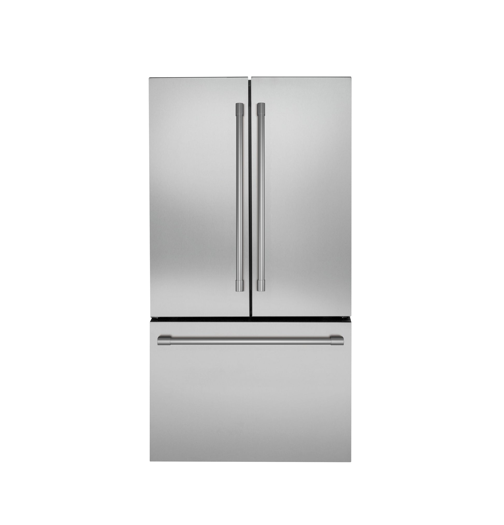Monogram 36" Statement Free Standing French Door Stainless Steel Refrigerator - ZWE23PSNSS