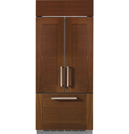 Monogram 36" Built In French Door Refrigerator Custom Panel - ZIP360NN