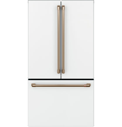 Café Energy Star® 23.1 Cu. Ft. Counter-Depth French-Door Refrigerator Matte White - CWE23SP4MW2