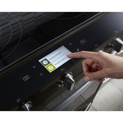 Whirlpool Front Control Range (YWEE750H0HV) - Black Stainless