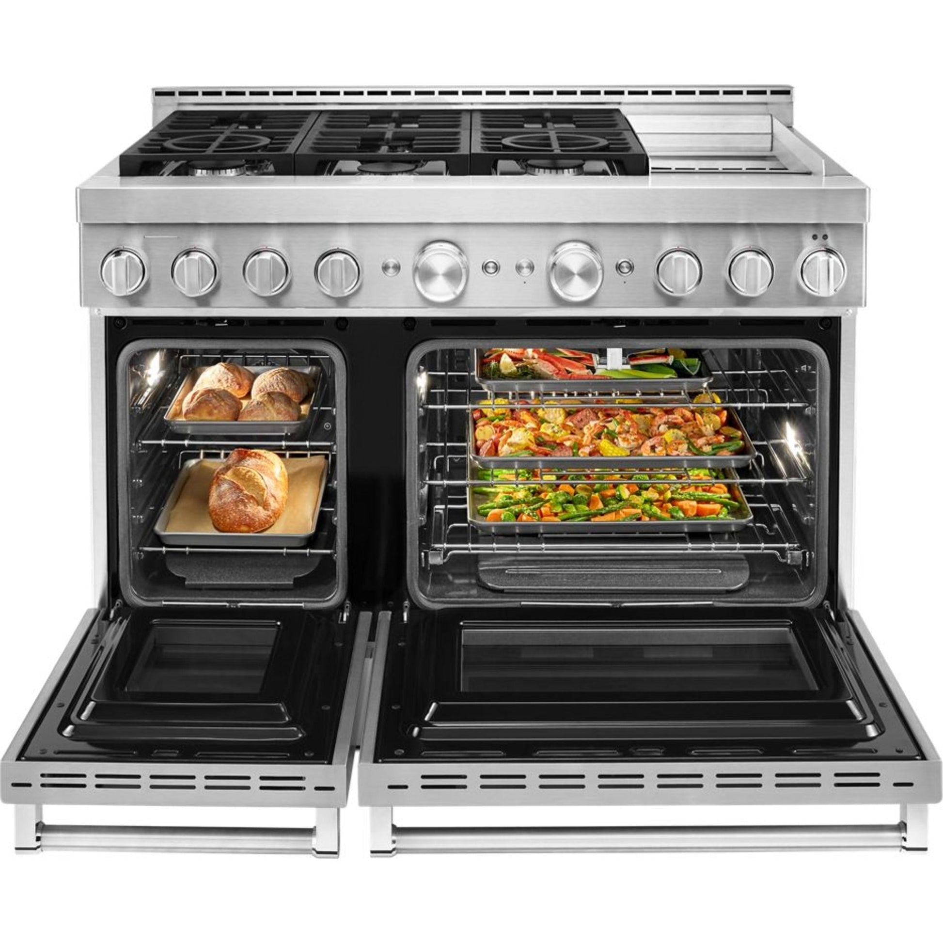 KitchenAid Gas Range (KFGC558JMH) - Milkshake