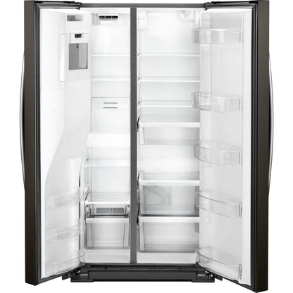 Whirlpool Side x Side Fridge (WRS571CIHV) - Black Stainless