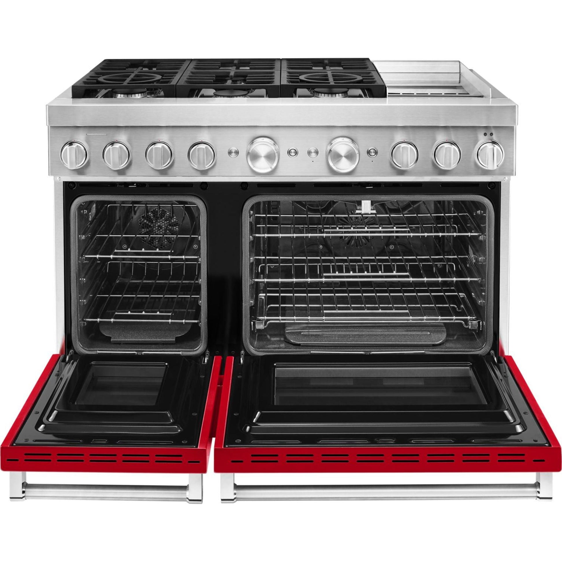 KitchenAid Dual Fuel Range (KFDC558JPA) - Passion Red