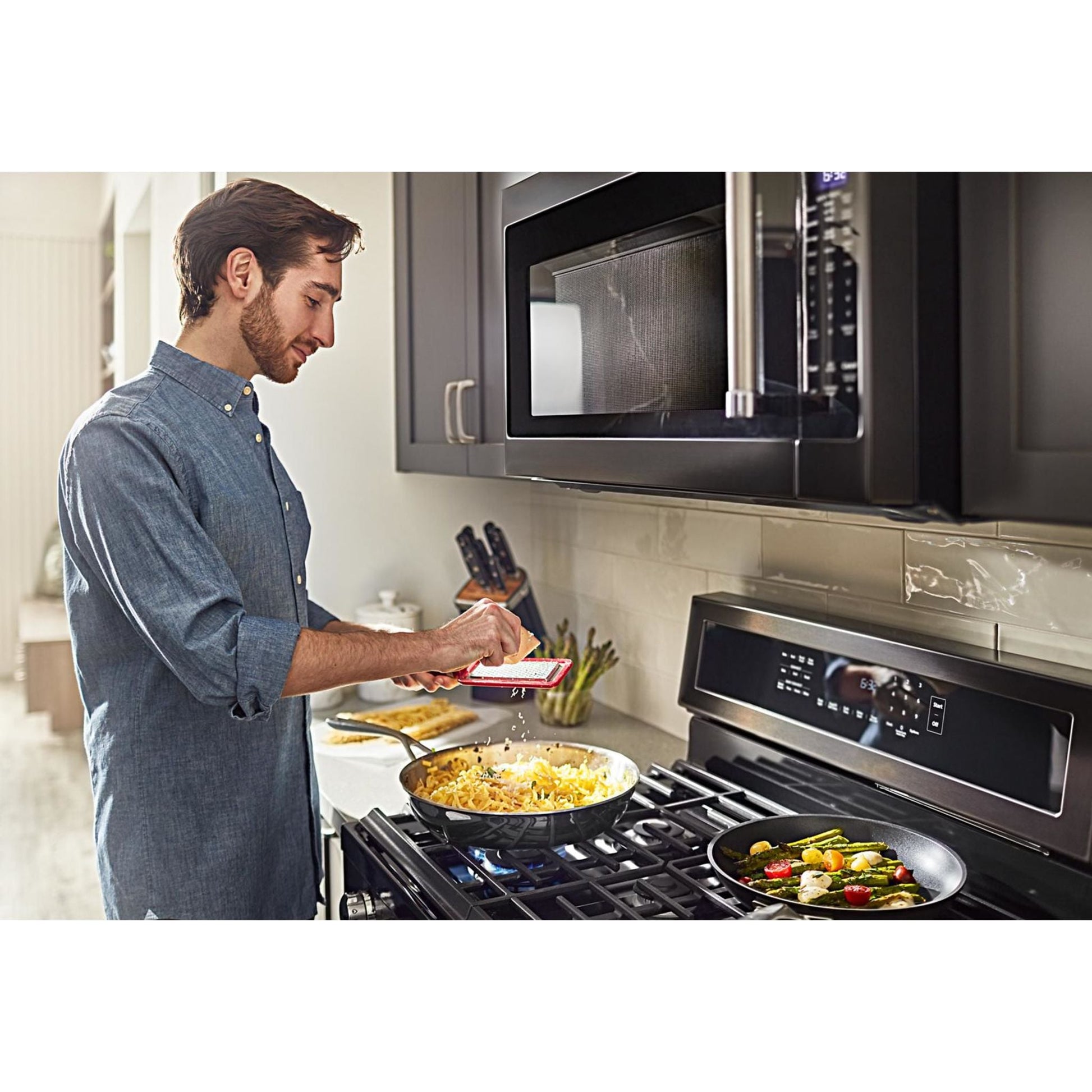 KitchenAid Gas Range (KFGG500EBS) - Black Stainless Steel