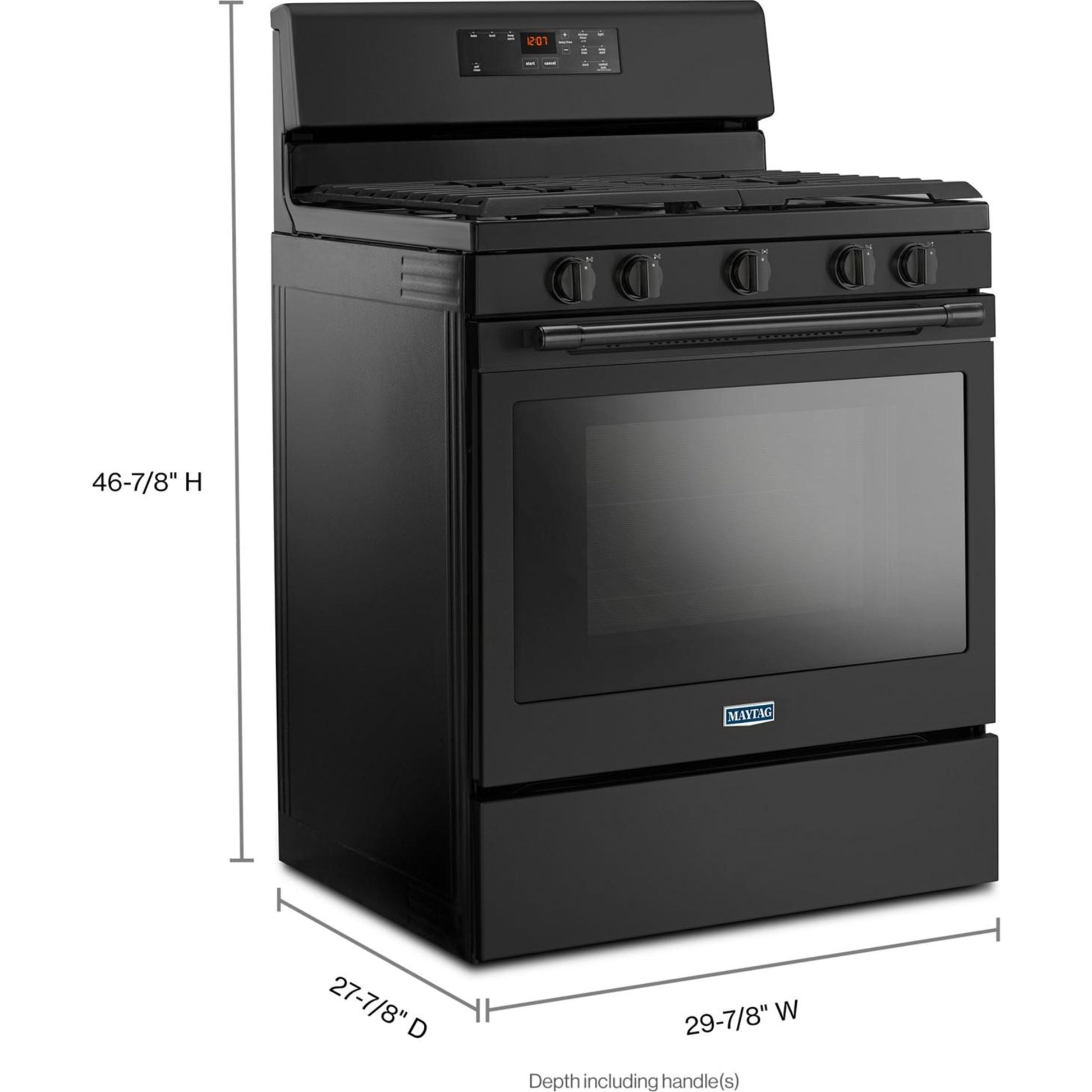 Maytag Gas Range (MGR6600FB) - Black