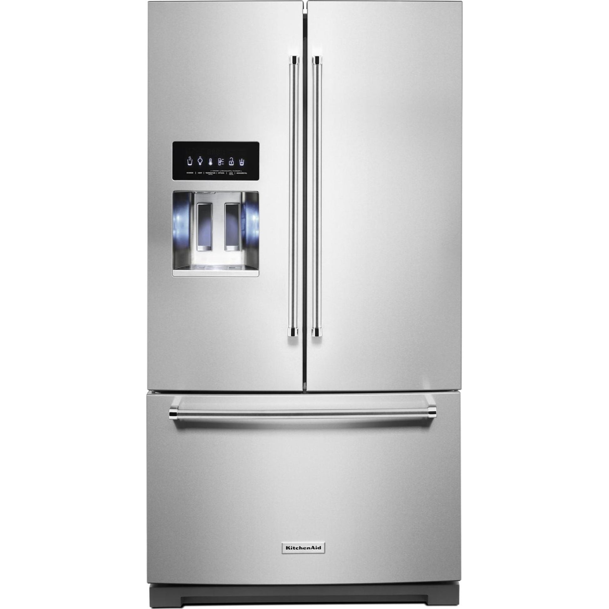 KitchenAid French Door Fridge (KRFF507HPS) - Stainless Steel