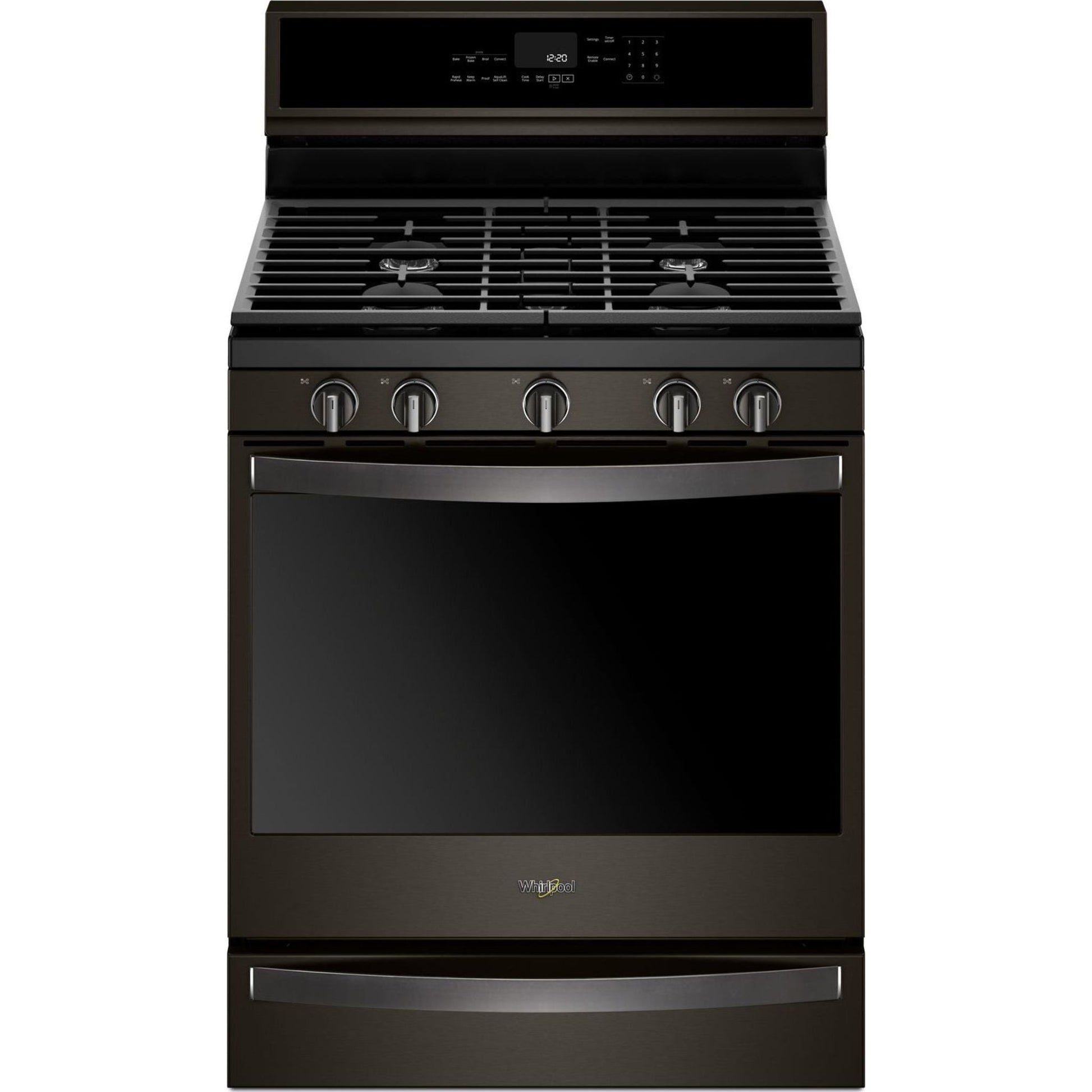 Whirlpool Gas Range (WFG975H0HV) - Black Stainless