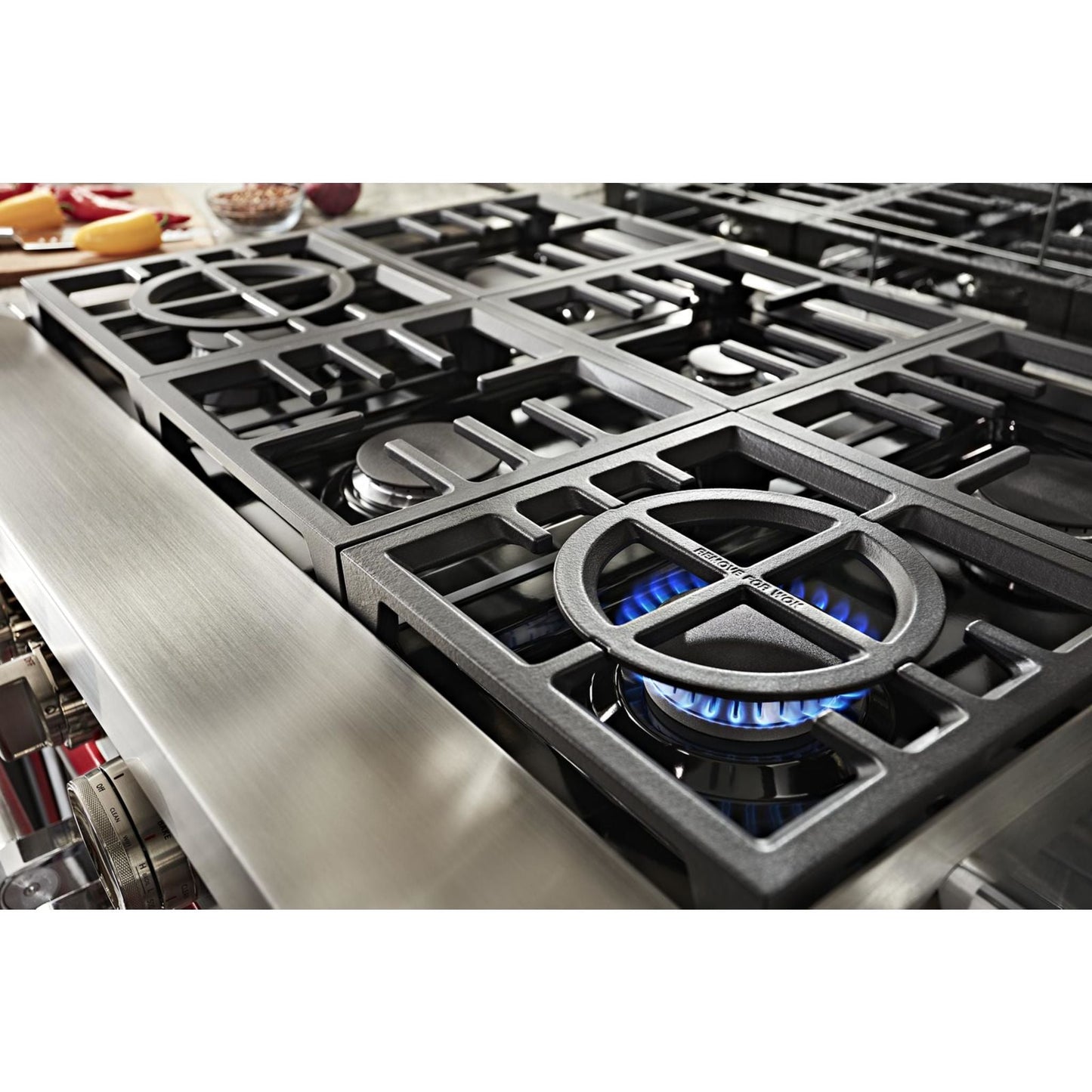 KitchenAid Dual Fuel Range (KFDC558JPA) - Passion Red