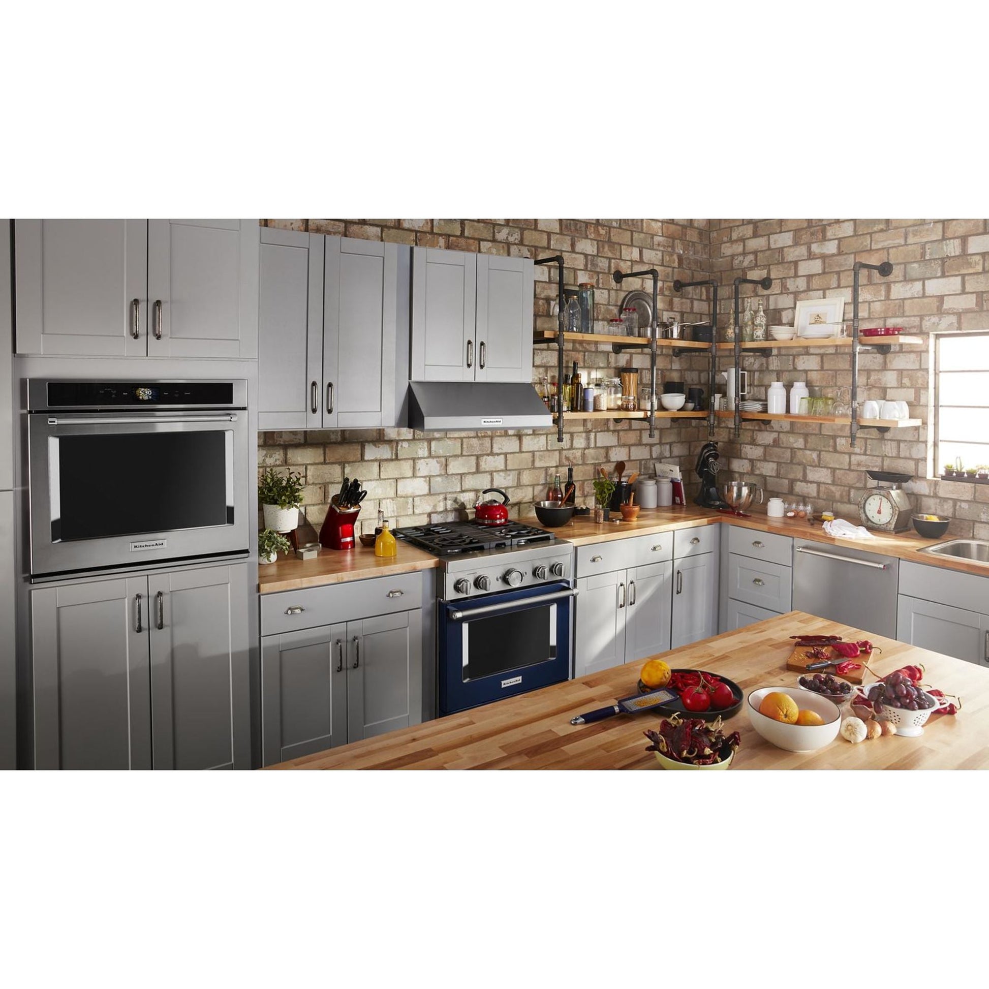 KitchenAid Dual Fuel Range (KFDC500JIB) - Ink Blue