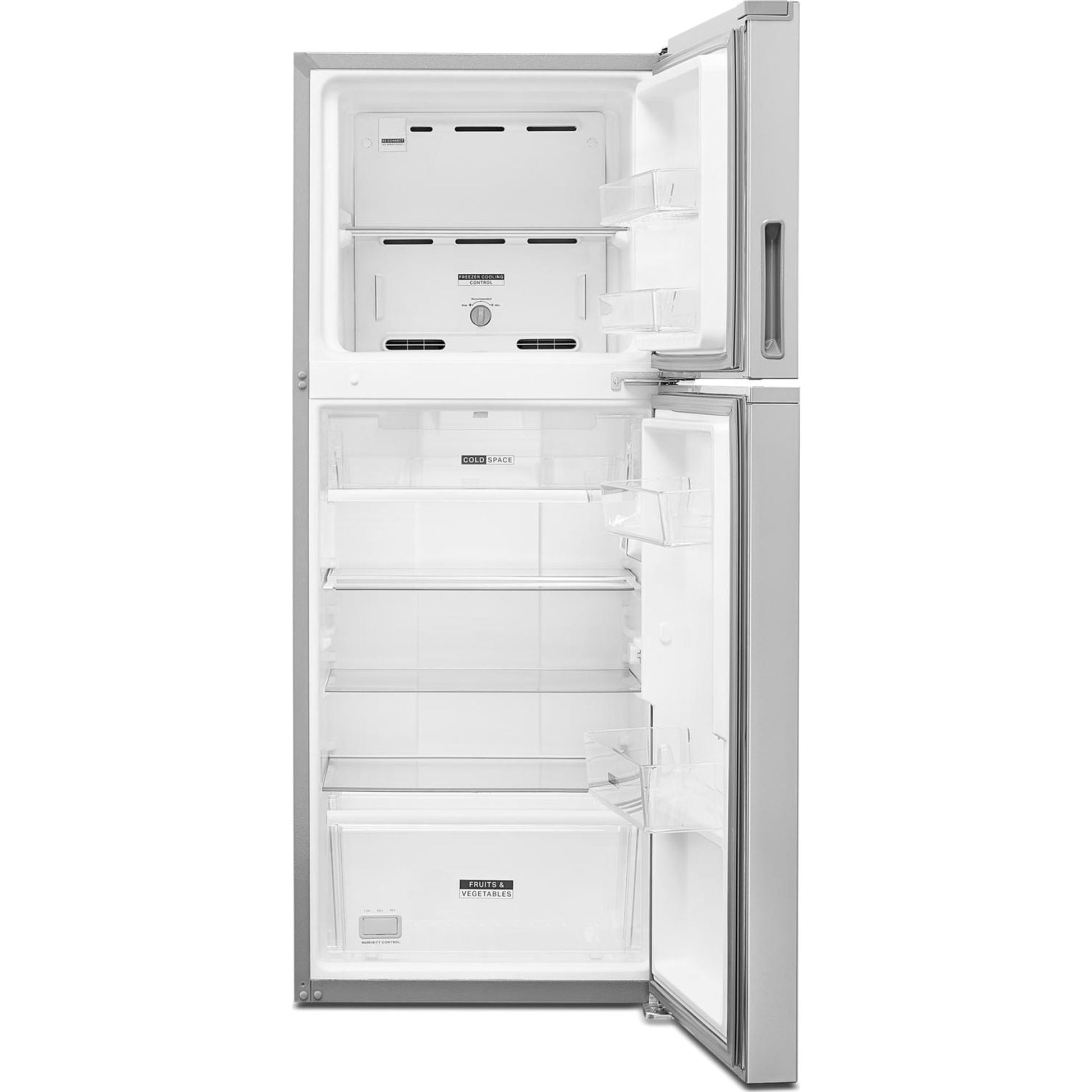 Whirlpool Top Mount Fridge (WRT312CZJZ) - Stainless Steel