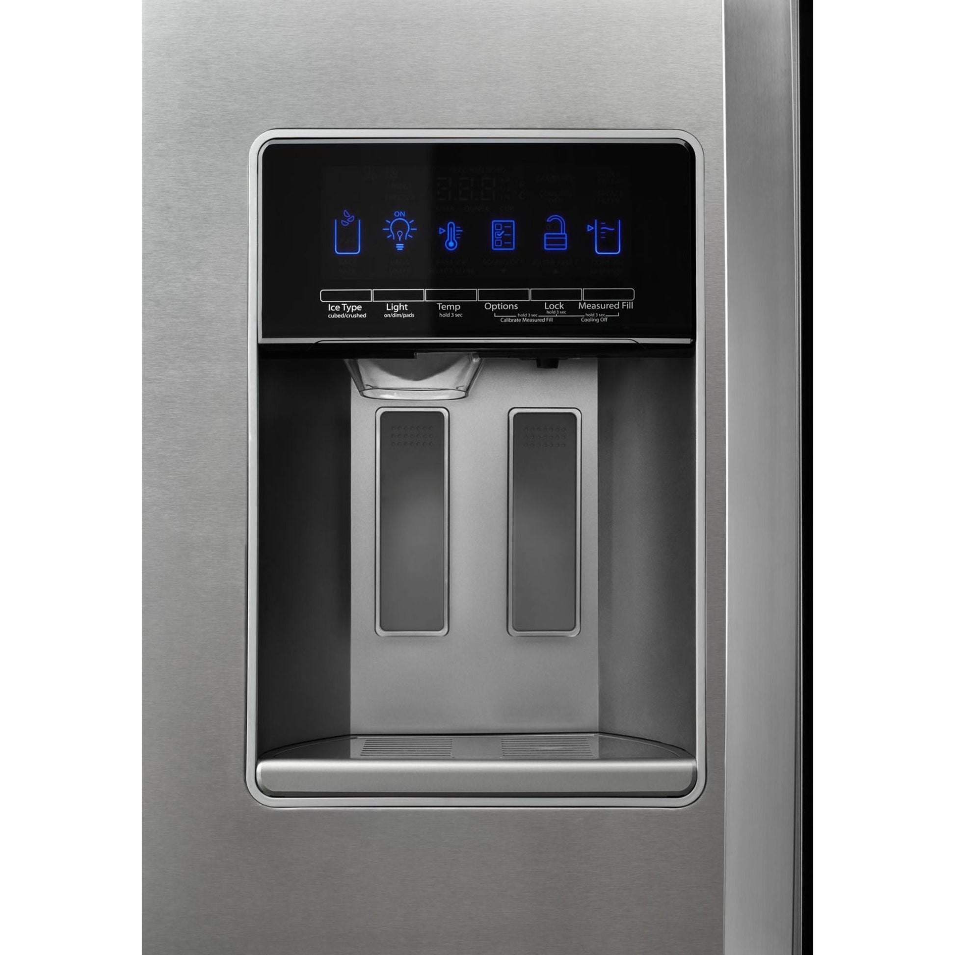 Whirlpool Side x Side Fridge (WRS571CIHZ) - Stainless Steel
