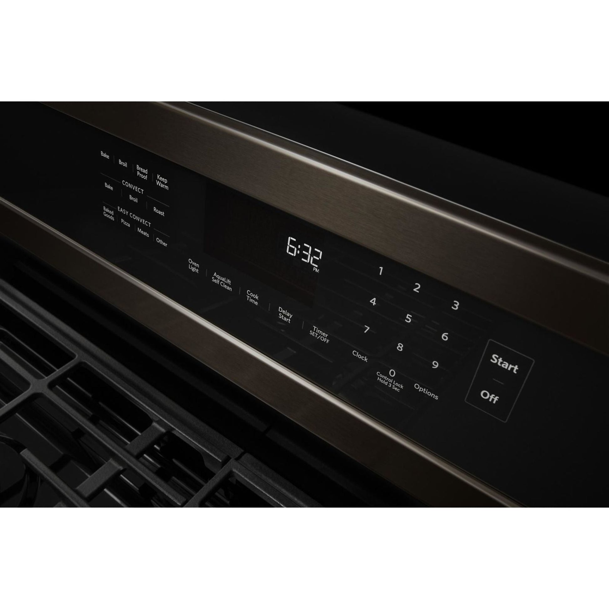 KitchenAid Gas Range (KFGG500EBS) - Black Stainless Steel