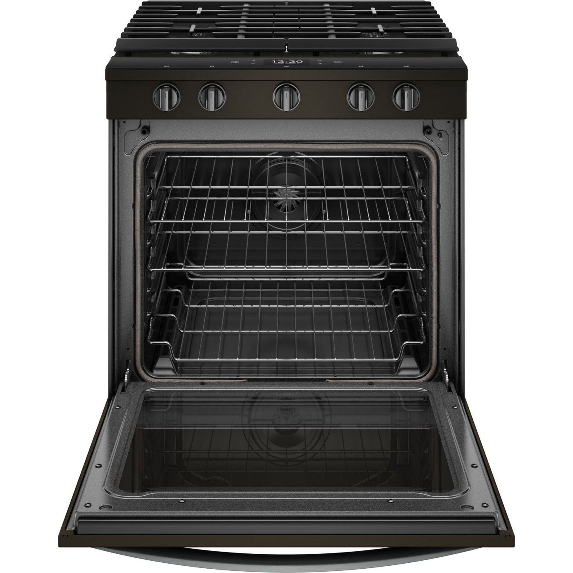 Whirlpool Gas Range (WEG750H0HV) - Black Stainless