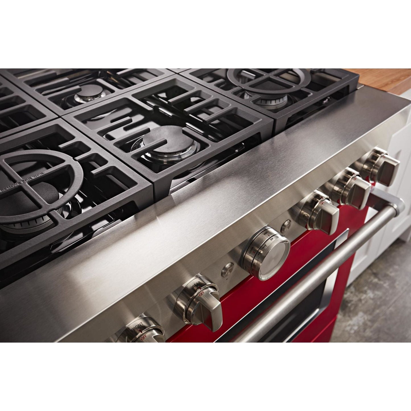 KitchenAid Dual Fuel Range (KFDC506JPA) - Passion Red