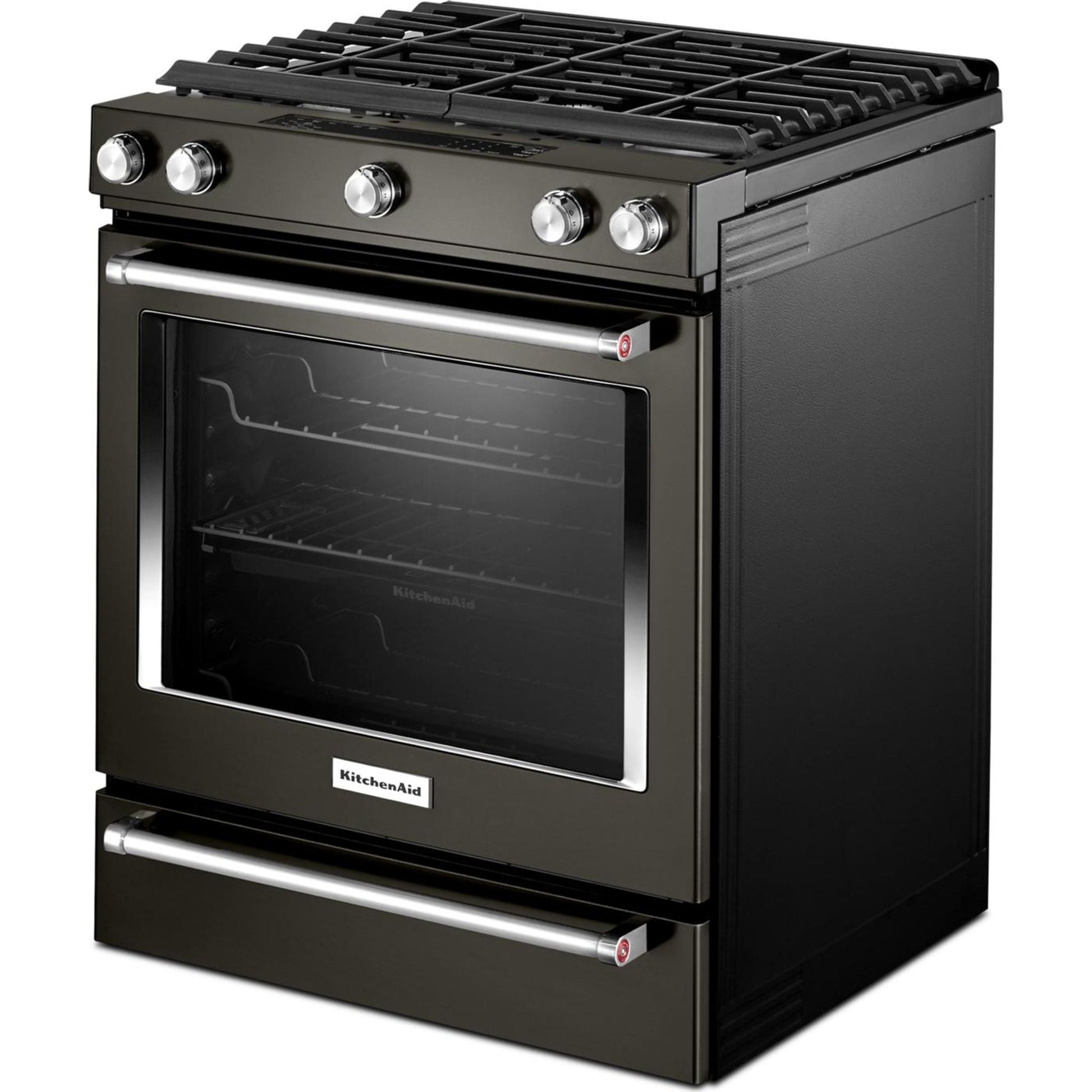 KitchenAid Gas Range (KSGG700EBS) - Black Stainless Steel