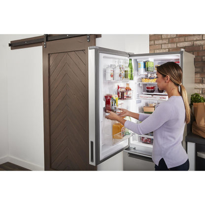 Whirlpool Bottom Mount Fridge (WRB543CMJZ) - Stainless Steel