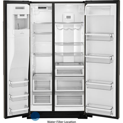KitchenAid Counter Depth Fridge (KRSC700HBS) - Black Stainless