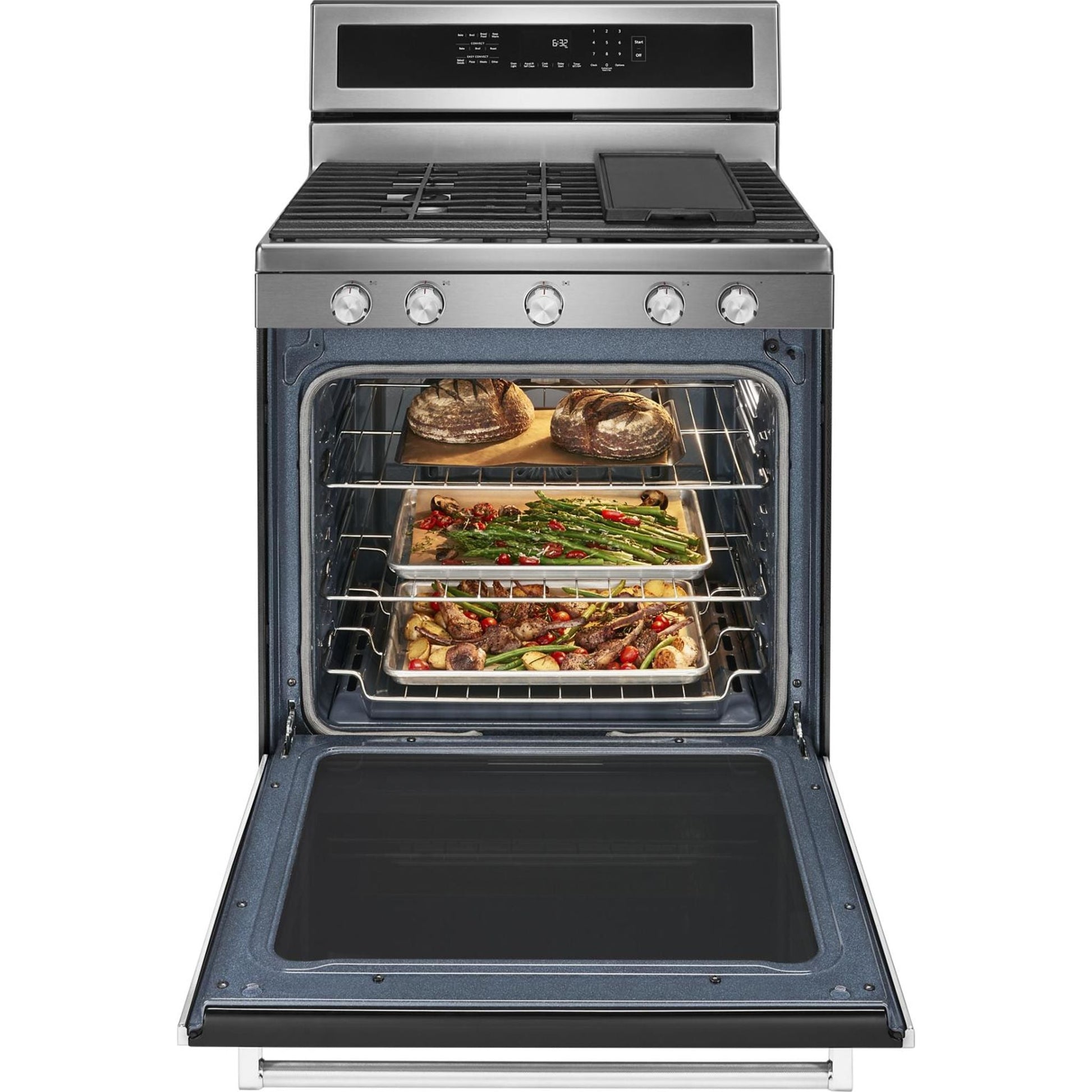 KitchenAid Gas Range (KFGG500ESS) - Stainless Steel