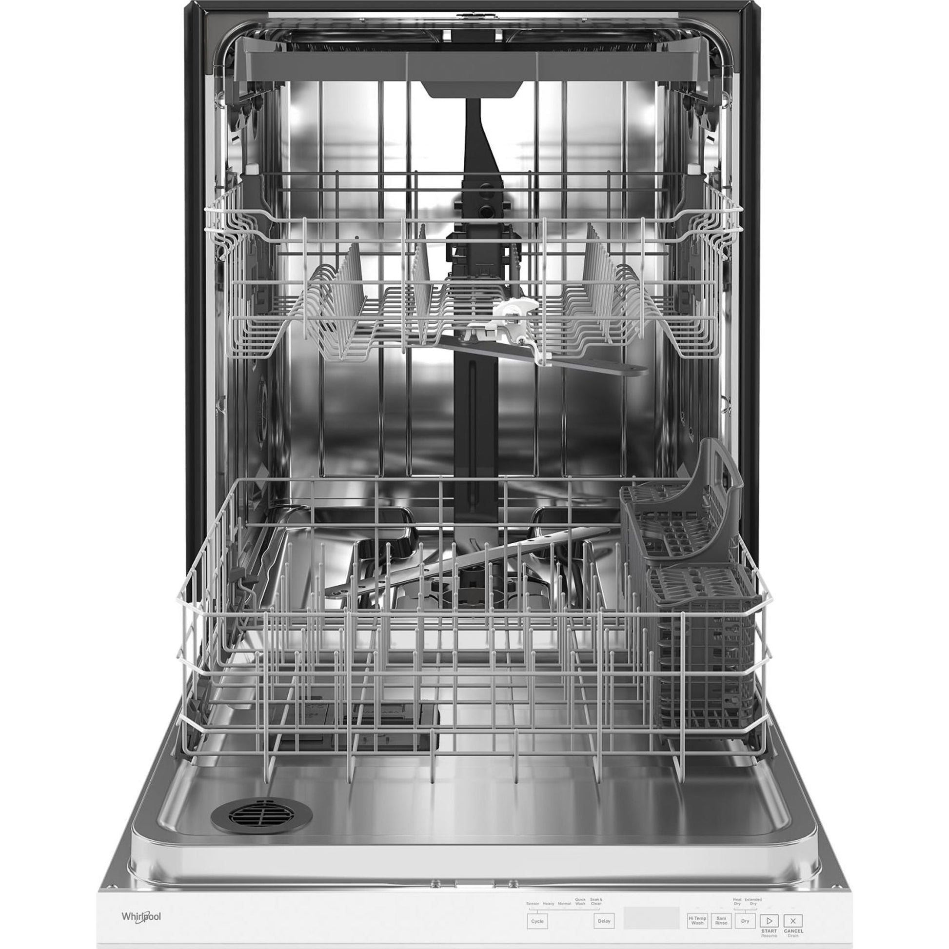 Whirlpool Dishwasher Stainless Steel Tub (WDTA50SAKW) - White