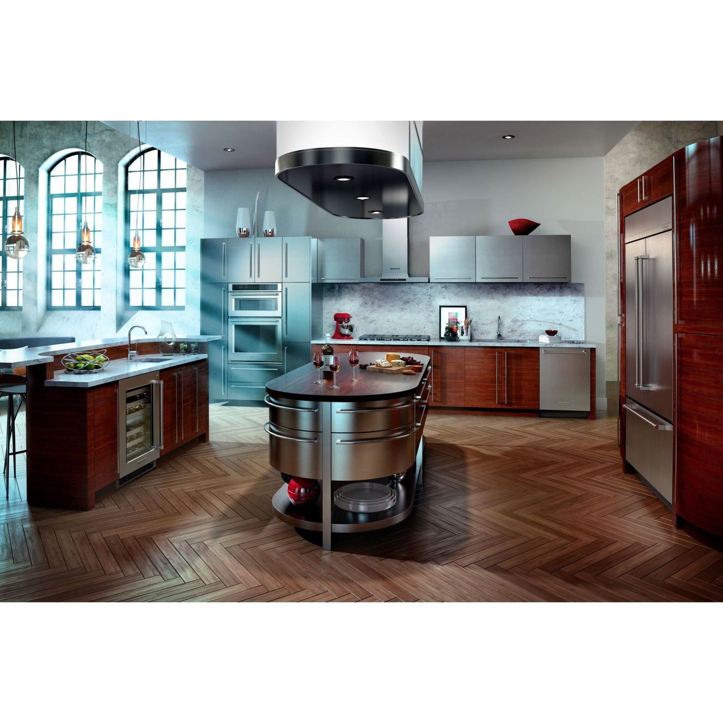 KitchenAid French Door Fridge (KBFN502ESS) - Stainless Steel