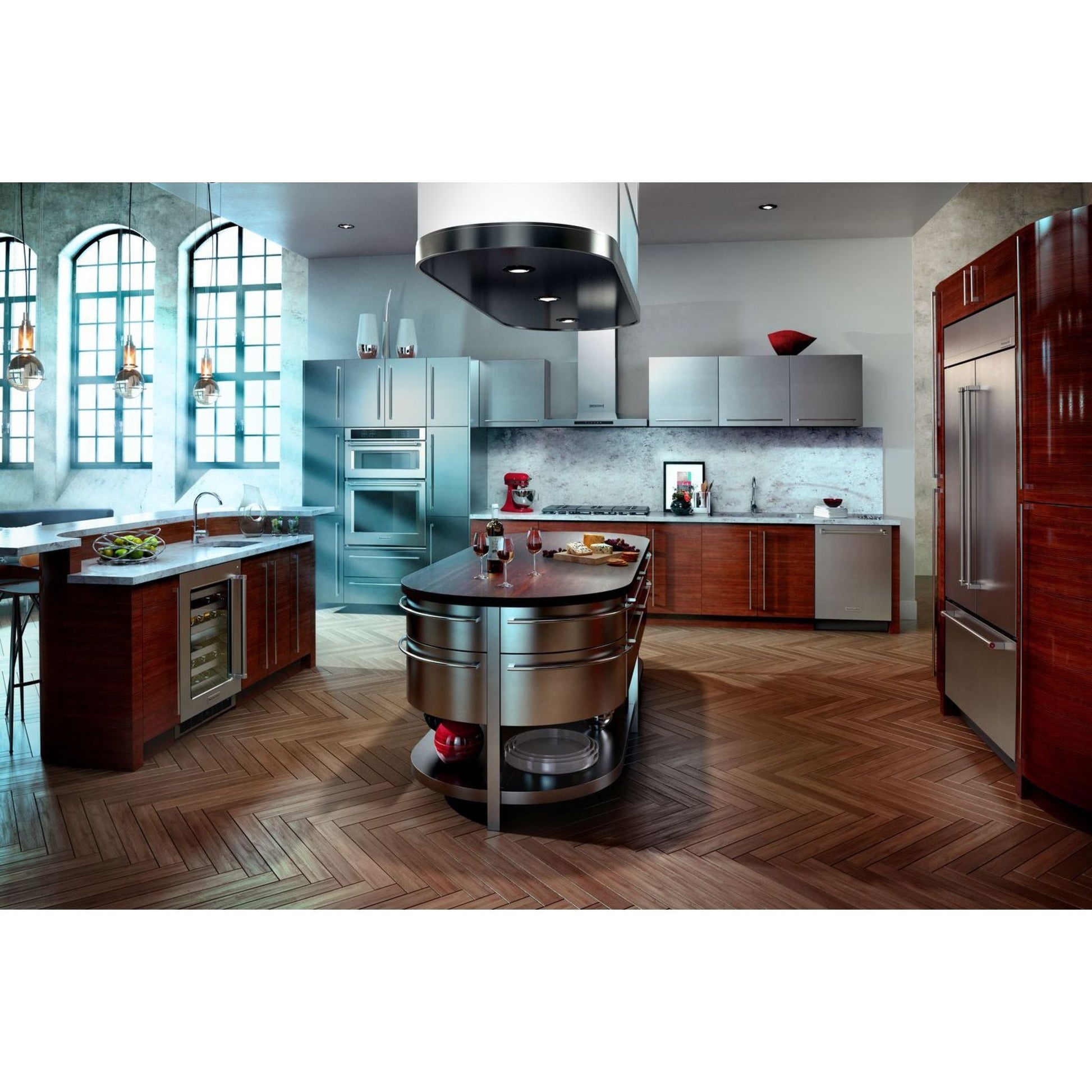 KitchenAid French Door Fridge (KBFN502ESS) - Stainless Steel