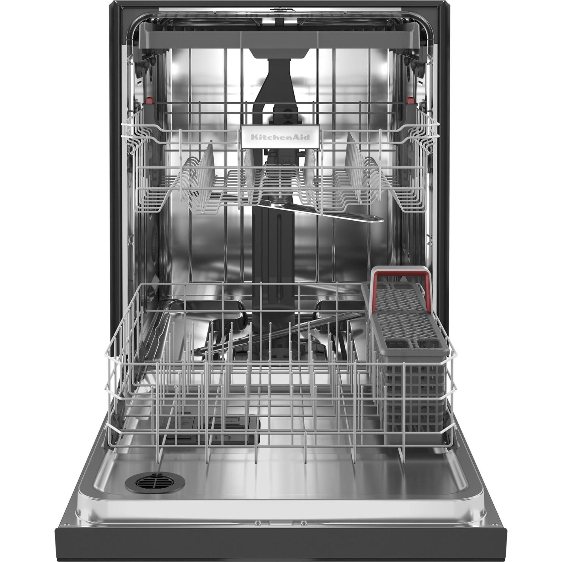 KitchenAid Dishwasher Stainless Steel Tub (KDFE204KBL) - Black