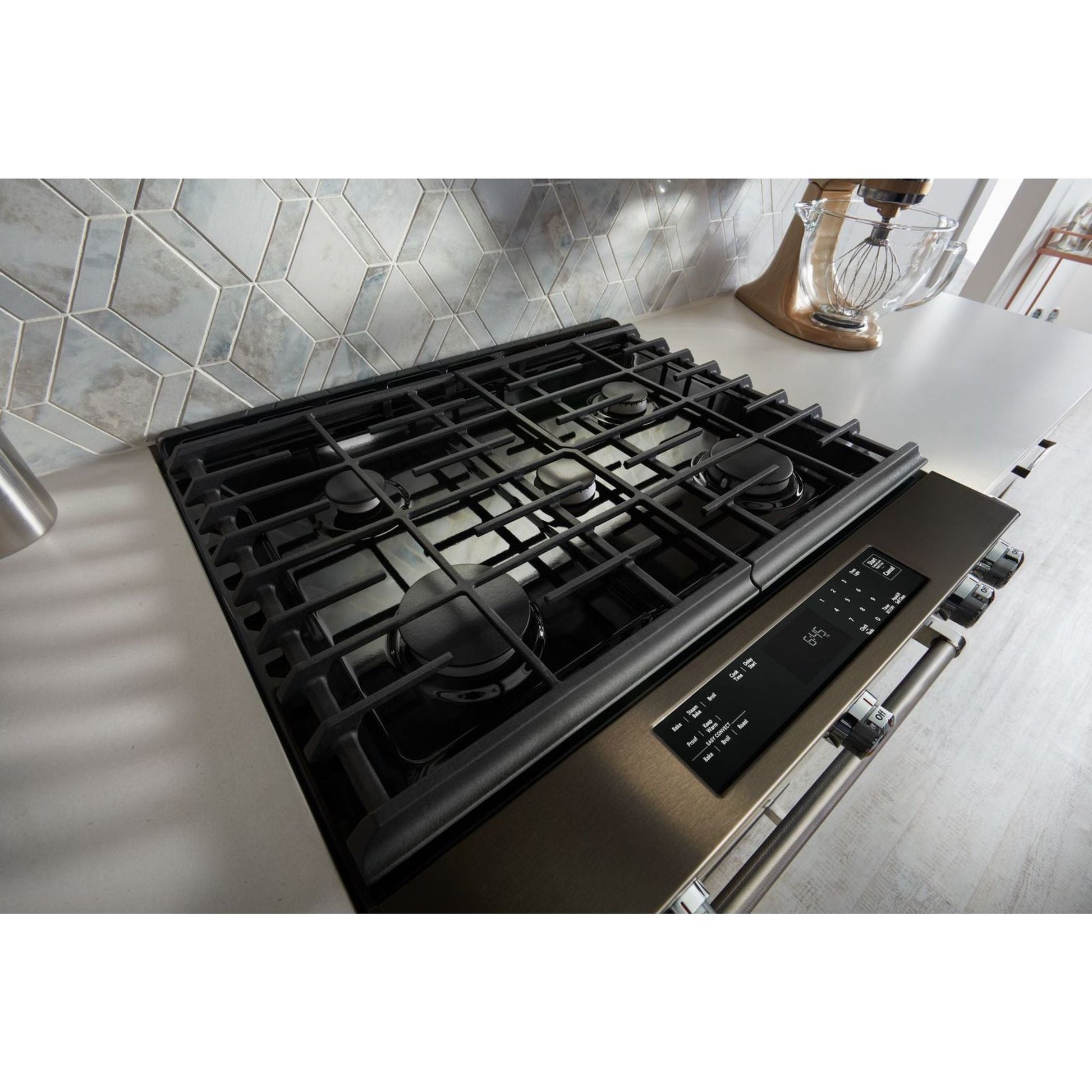 KitchenAid Gas Range (KSGG700EBS) - Black Stainless Steel