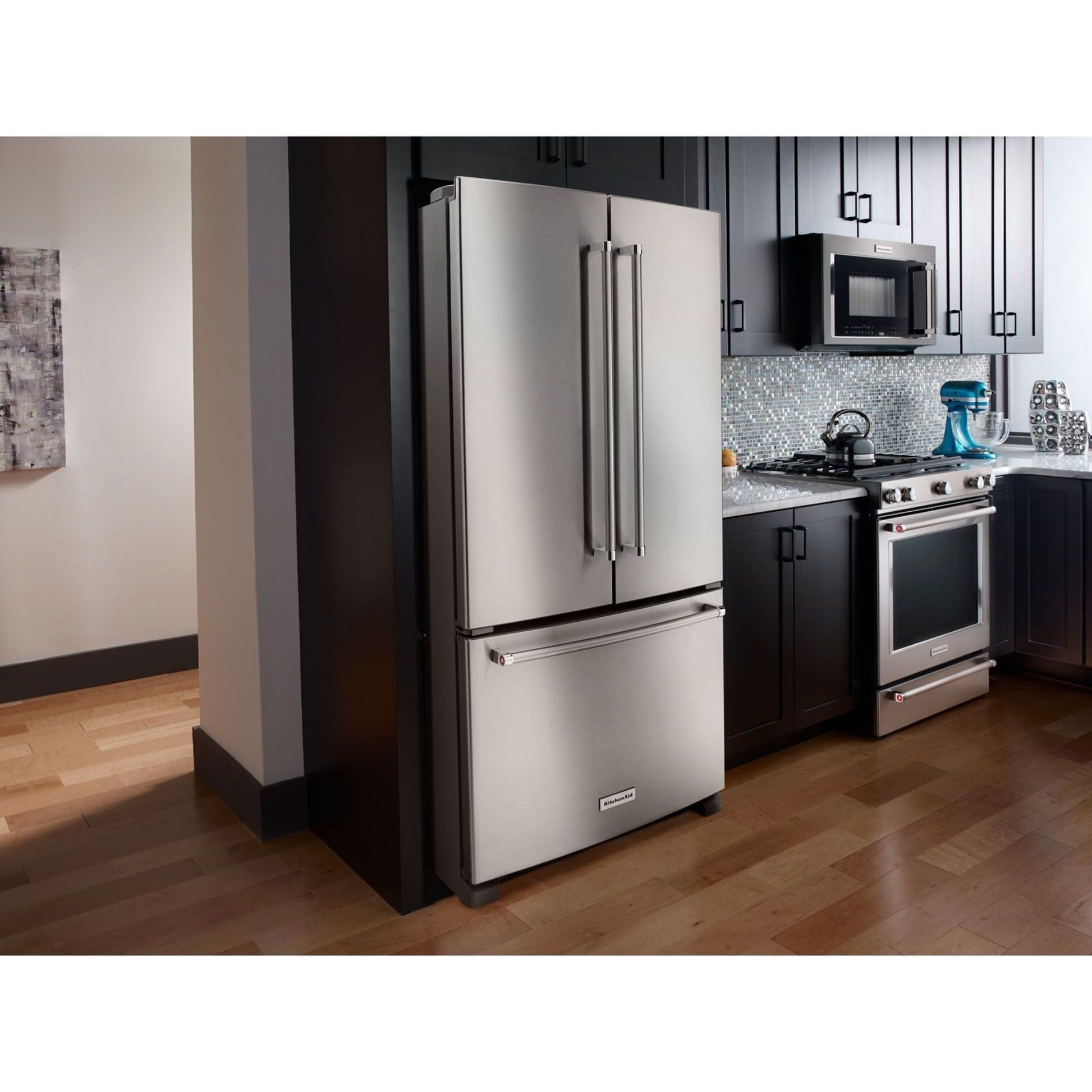 KitchenAid French Door Fridge (KRFF305ESS) - Stainless Steel