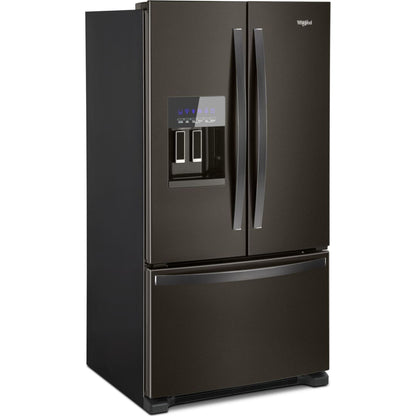 Whirlpool French Door Fridge (WRF555SDHV) - Black Stainless