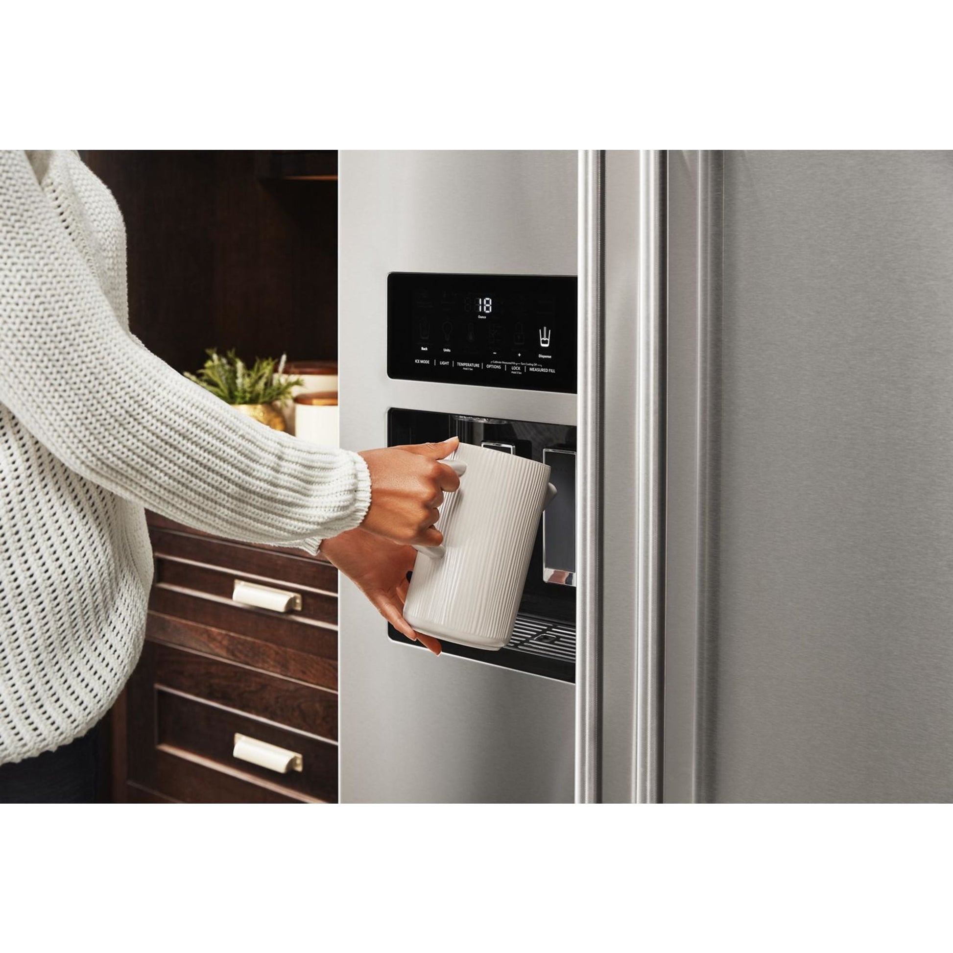 KitchenAid Side x Side Fridge (KRSF705HPS) - Stainless Steel