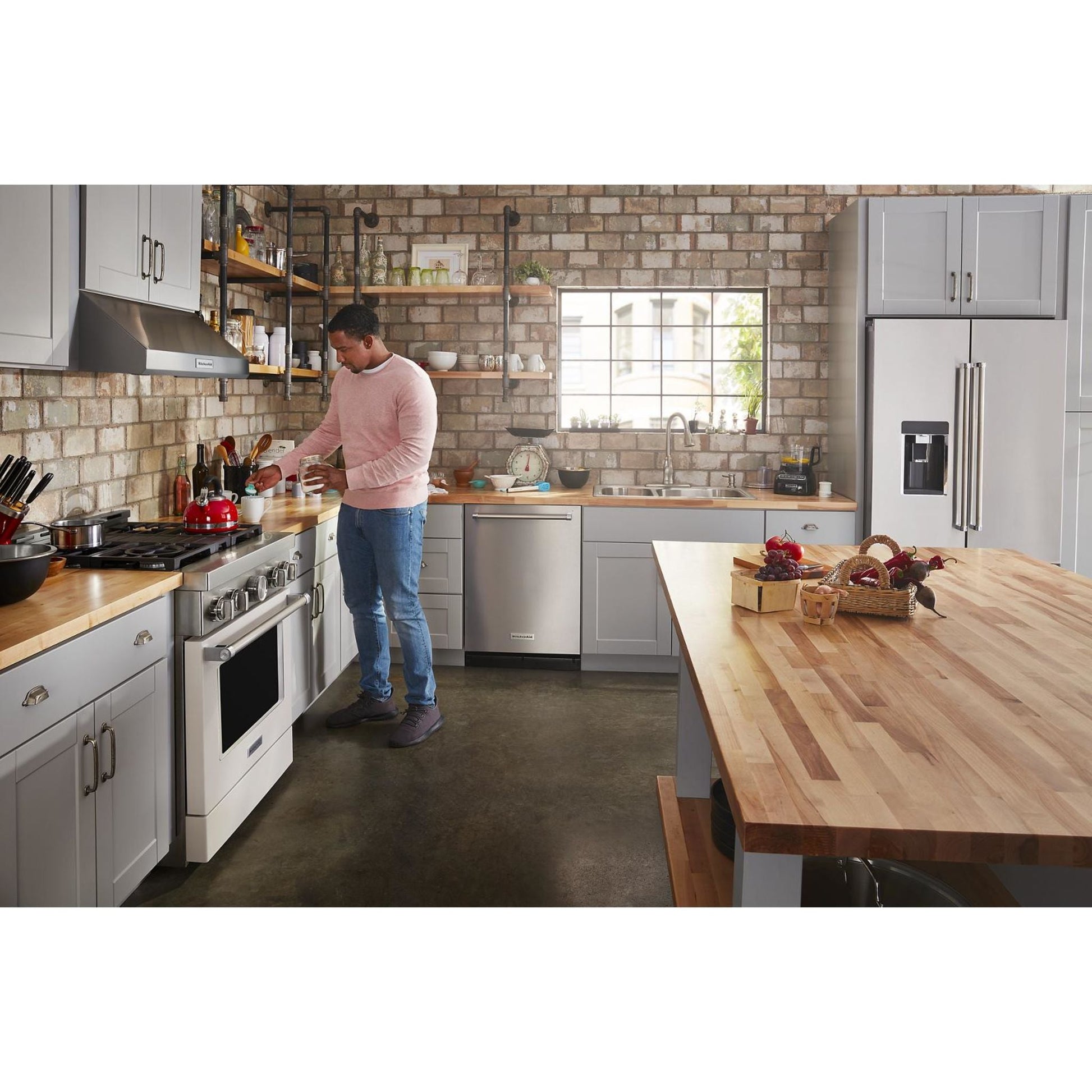 KitchenAid Dishwasher Stainless Steel Tub (KDTM604KPS) - Stainless Steel