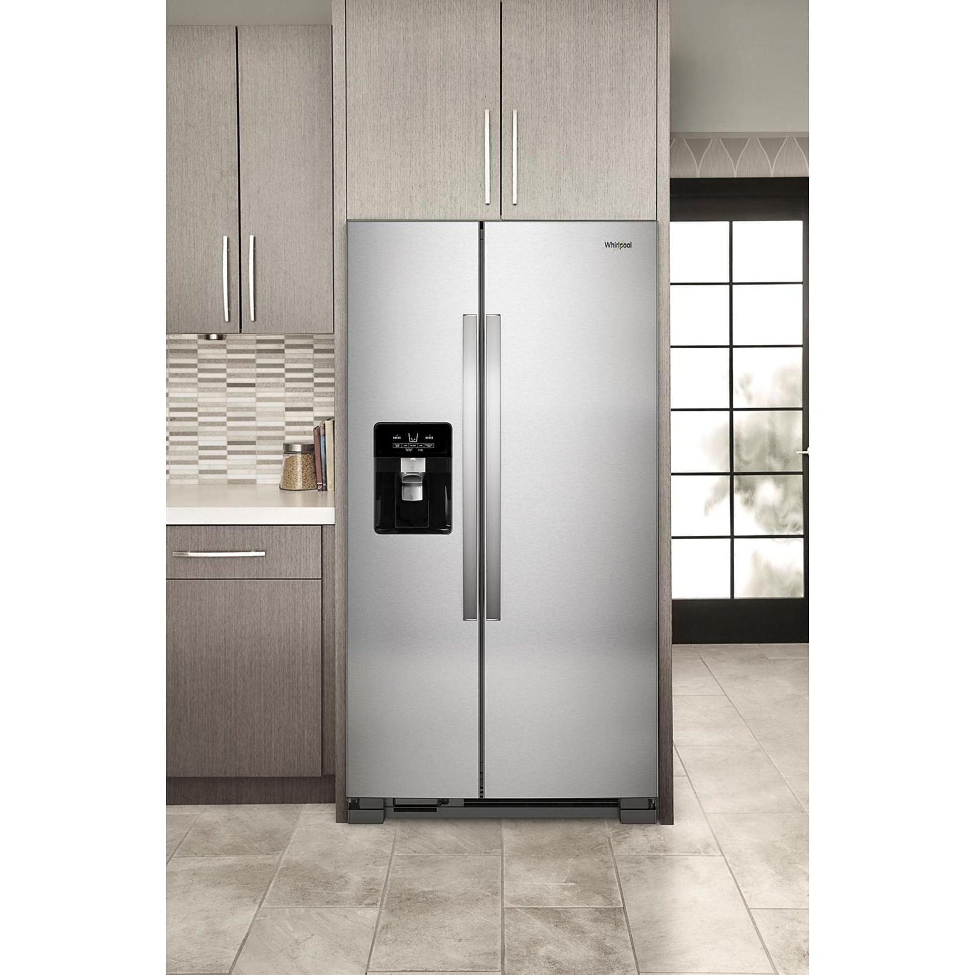 Whirlpool Side x Side Fridge (WRS321SDHZ) - Stainless Steel