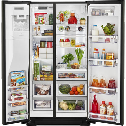 KitchenAid Counter Depth Fridge (KRSC700HBS) - Black Stainless