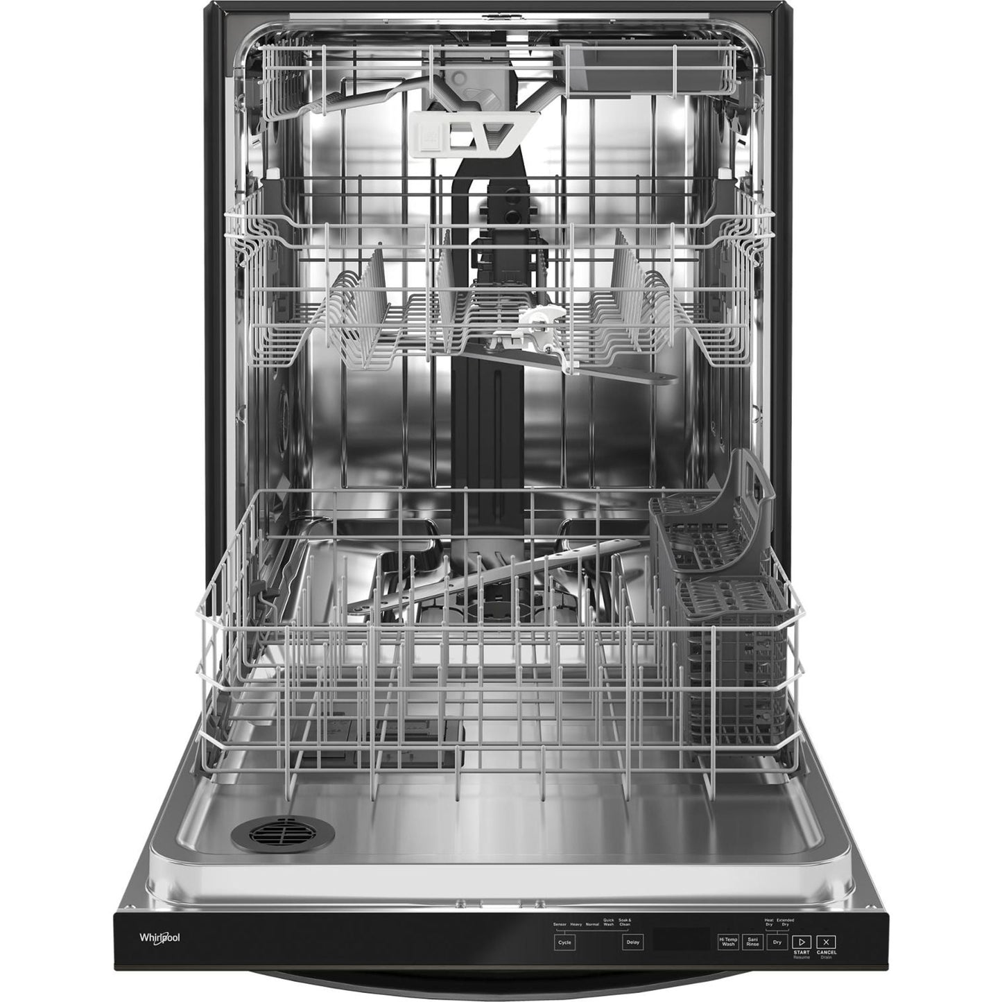 Whirlpool Dishwasher (WDT970SAKV) - BLACK STAINLESS