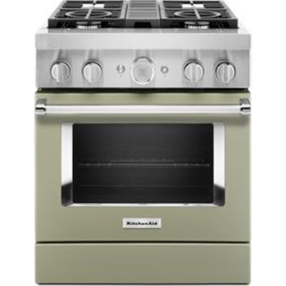 KitchenAid Dual Fuel Range (KFDC500JAV) - Avocado Cream