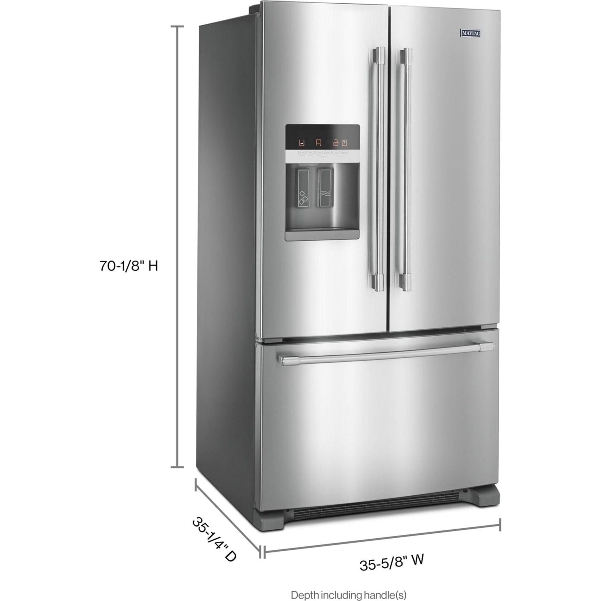 Maytag French Door Fridge (MFI2570FEZ) - Stainless Steel