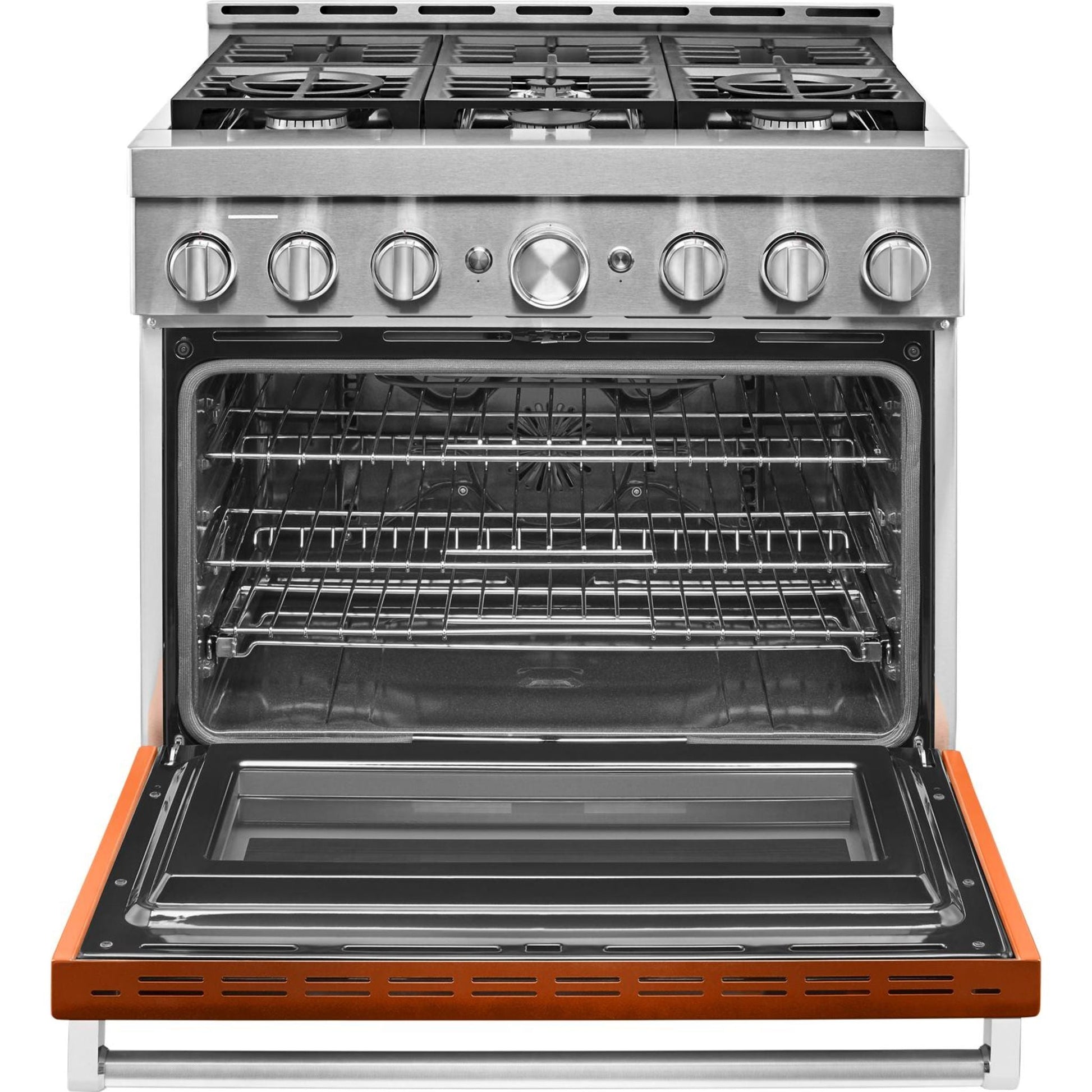 KitchenAid Gas Range (KFGC506JSC) - Scorched Orange