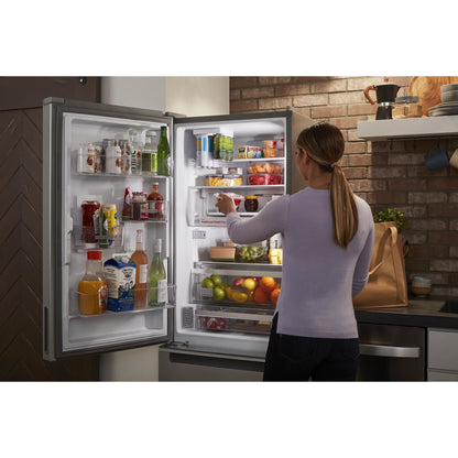 Whirlpool Bottom Mount Fridge (WRB543CMJZ) - Stainless Steel
