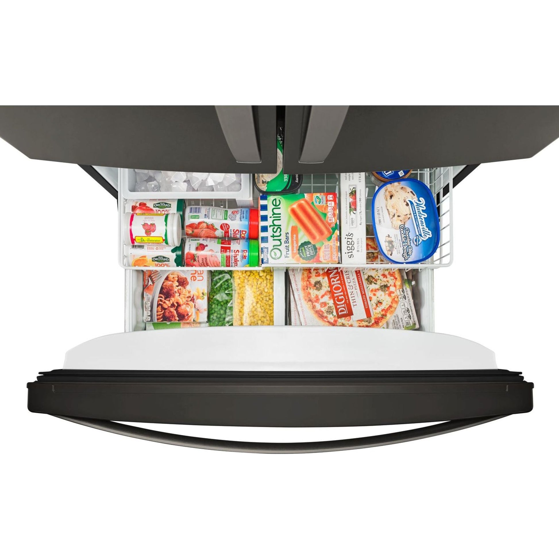 Whirlpool French Door Fridge (WRF535SWHV) - Black Stainless