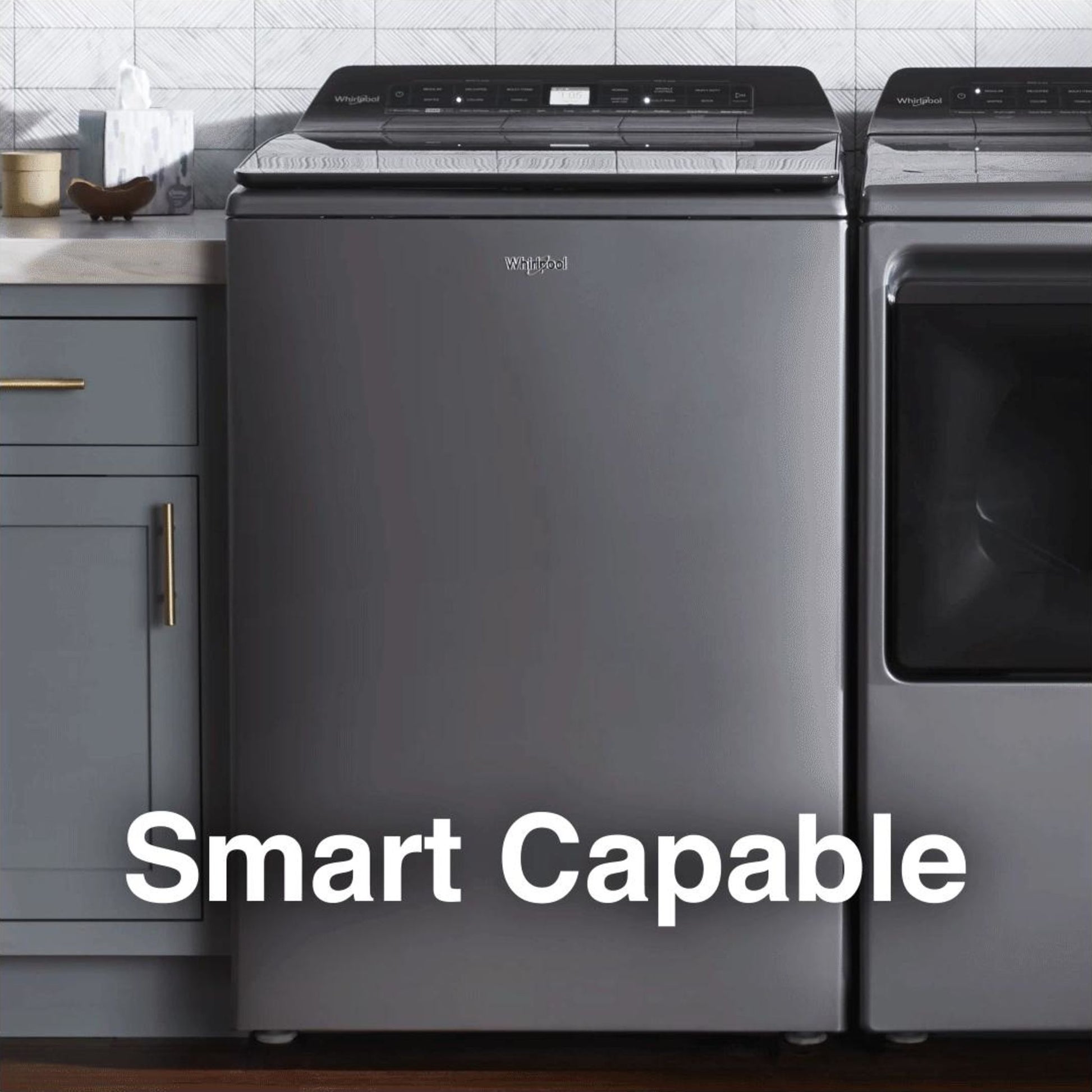 Whirlpool Top Load Washer (WTW6120HC) - Chrome Shadow